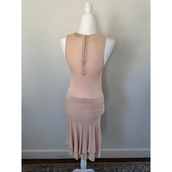 A.L.C. Rose Light Pink Knit Sleeveless Dress Size Large - Picture 8 of 14
